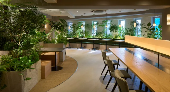 シェアオフィスラウンジ