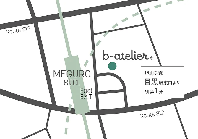 b-atelier MEGURO アクセスマップ